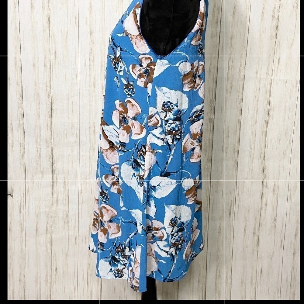 Peppermint Happy Blues shift choker floral dress NWT size small - Picture 10 of 12